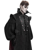 Devil Fashion Acolyte Mens Long Gothic Sleeveless Waistcoat Cloak