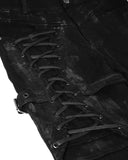 Devil Fashion Burning Asphalt Mens Dieselpunk Pants