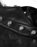 Punk Rave Obtainium Mens Shoulder Armour Harness - Black