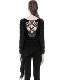 Dark In Love Shredded Skull Dieselpunk Tunic Top