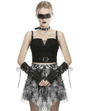 Dark In Love Dieselpunk Shredded Sleeve Gloves