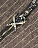 Devil Fashion Elphinstone Mens Long Steampunk Waistcoat Vest - Brown