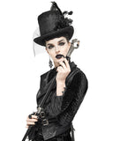 Penny Dreadful Gothic Dragon Claw Swaggering Cane - Clear Orb