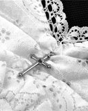 Dark In Love Gypsophilia White Gothic Lace Evening Dress