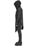 Devil Fashion Techtronic Circuitry Lapse Mens Hooded Cloak Cardigan
