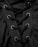 Punk Rave Avery Pirate Shirt - Black