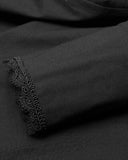 Punk Rave Mens Gothic Regency Shirt Top Black Jabot Cravat Tie Steampunk Vampire