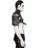 Punk Rave Obtainium Mens Shoulder Armour Harness - Black