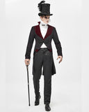 Penny Dreadful Gothic Steampunk Dragon Swaggering Cane - Red Orb