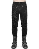 Devil Fashion Burning Asphalt Mens Dieselpunk Pants