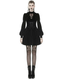 Dark In Love Dionyza Gothic Velvet Cincher Corset Dress