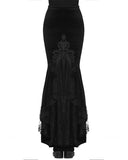 Dark In Love Druscilla Velvet Skirt