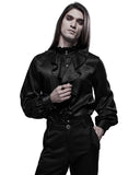Punk Rave Columbus Mens Shirt - Black