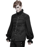 Devil Fashion Verendus Mens Gothic Shirt - Black