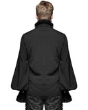 Devil Fashion Calpernicus Mens Gothic Shirt & Cravat - Black