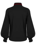 Punk Rave Amulet Mens Shirt - Black & Red
