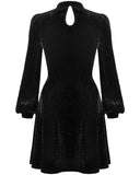 Dark In Love Dionyza Gothic Velvet Cincher Corset Dress