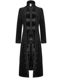 Punk Rave Byzantine Mens Coat - Black