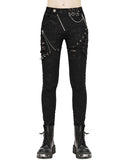 Devil Fashion Burning Asphalt Womens Dieselpunk Pants