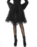 Dark In Love Dark Courtesan Gothic Lolita Velvet Skirt