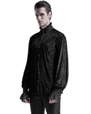 Punk Rave Invictus Mens Gothic Vampire Dress Shirt