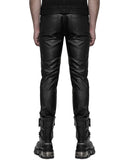 Punk Rave Toxico Mens Faux Leather Pants