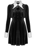 Punk Rave Incantine Gothic Lolita Witch Dress - Black Velvet
