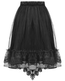 Dark In Love Dark Courtesan Gothic Lolita Velvet Skirt