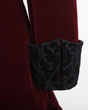 Devil Fashion Mens Lannister Jacket - Red & Black