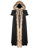 Punk Rave Winterfell Womens Cloak - Black