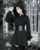 Punk Rave Daily Life PU Coated Utilitarian Cyberpunk Heated Waist Cincher