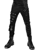 Devil Fashion Piston Smoke Mens Dieselpunk Pants