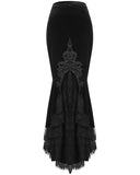 Dark In Love Druscilla Velvet Skirt