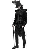 Devil Fashion Alvericus Mens Gothic Regency Split Tailcoat