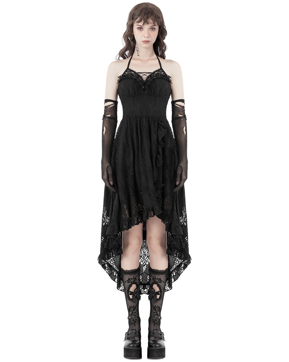 Night of the Demons Lace Strap Dress