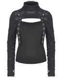 Dark In Love Apocalyptic Punk Strap Top