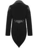 Devil Fashion Coleridge Mens Gothic Regency Tailcoat - Black Velvet