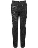 Devil Fashion Burning Asphalt Mens Dieselpunk Pants
