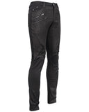 Devil Fashion TimeSlave Mens Dystopian Punk Lacing Jeans
