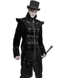 Devil Fashion Alvericus Mens Gothic Regency Split Tailcoat