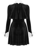 Punk Rave Incantine Gothic Lolita Witch Dress - Black Velvet