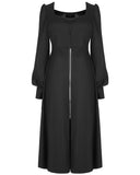 Punk Rave Daily Life Casual Gothic Crossover Midi Dress