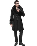 Devil Fashion Garroway Mens Coat - Black