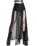Punk Rave Dystopian Dreams Womens CyberPunk Layered Hot Pants & Skirt