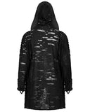 Punk Rave Mens Apocalyptic Gothic Hooded Broken Knit Cloak