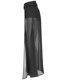 Punk Rave Dystopian Dreams Womens CyberPunk Layered Hot Pants & Skirt