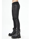 Devil Fashion TimeSlave Mens Dystopian Punk Lacing Jeans