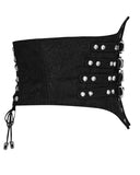 Punk Rave Valkyrie Cincher Corset - Black