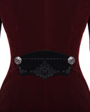 Devil Fashion Mens Lannister Jacket - Red & Black