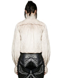 Punk Rave Lucius Poet Shirt - Off White